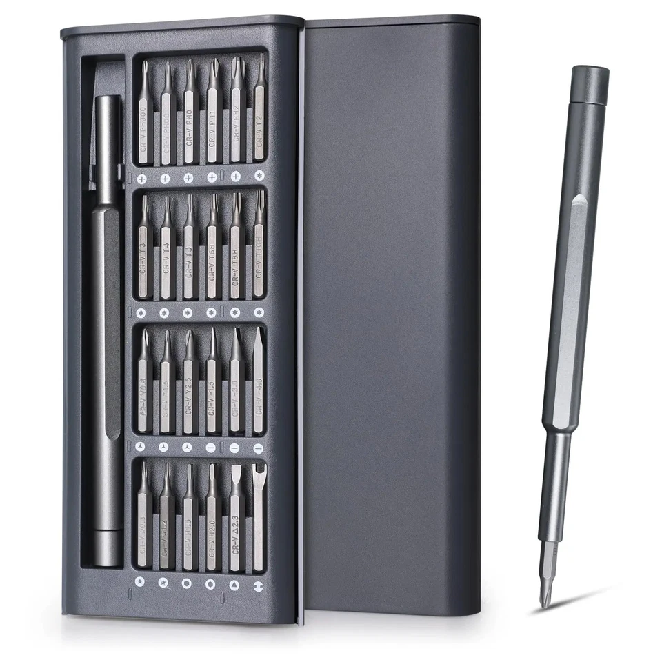 25 in 1 Precision Screwdriver Set Magnetic Mini Repair Tool Kit for Phone Laptop - Image 1 of 4