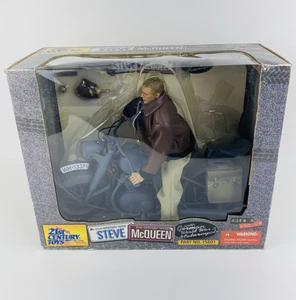 Has box damage - 21st Century Toys Steve McQueen German WW2 Motorcycle 1/6 Scale - Picture 1 of 15