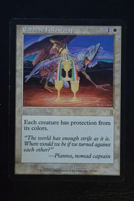 Magic The Gathering MTG EARNEST FELLOWSHIP Odyssey LP Lightly Played - Image 1 of 2