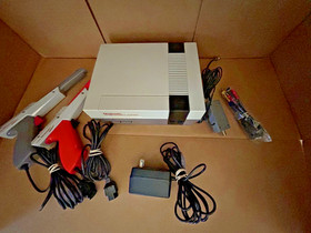 NES Console Controllers Zap Guns Cables RF Switch AC Adapter Lot New 72 Pin