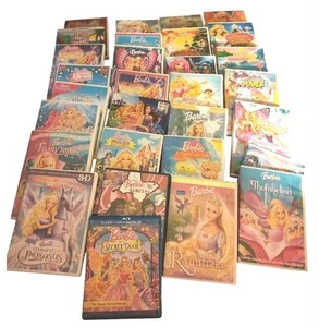 Lot 30 Barbie DVD Movies Magic Of Rainbow Pearl Princess Fairy Secret Pony Tale - Bild 1 von 9