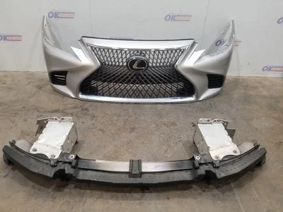 19 2019 LEXUS LS500 FRONT BUMPER ASSEMBLY SILVER WITH RADAR - Image 1 of 4