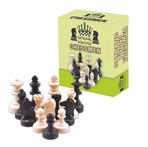 Plastic Chessmen Big Size 32 Pieces Chess World Pawn Big L Star 1050637 - Picture 1 of 3