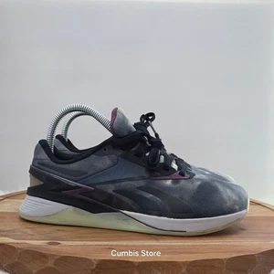 Zapatos de entrenamiento Reebok Nano X3 para mujer 5,5 CrossFit negros ciruela IE4106 - Imagen 1 de 10