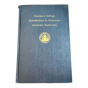 Teachers College Columbia University Contributions to Education Book Morrisett - Bild 1 von 5
