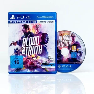 Playstation 4 VR-Spiel BLOOD & TRUTH - Virtual Reality Action VR Zustand: gut - Picture 1 of 2