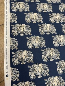 Windham Fabric The Farmer Fancy National Museum Blue Cornucopia 2 PCS 53 x 21"ea - Picture 1 of 3