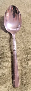 1881 Rogers Oneida Capri 1935 Sterling SilverPlate Flatware Cream Sugar Spoon 6" - Picture 1 of 5