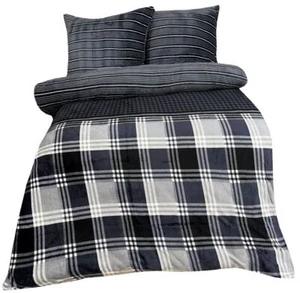 Winter Wende Teddy Plüsch Thermo Fleece Bettwäsche 135x200 cm Cashmere touch - Bild 1 von 3