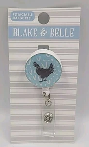 Blake and Belle Chicken Retractable Badge Reel - Picture 1 of 3