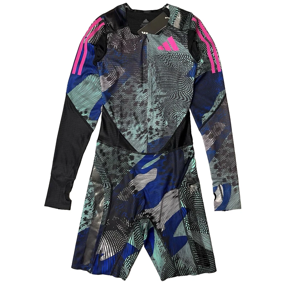 Adidas Adizero PrimeBlue Long Sleeve Speedsuit Track & Field Size Small HN8039