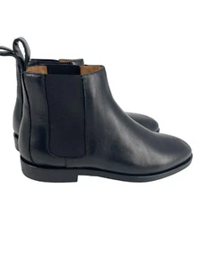 EVERLANE New Modern Chelsea Boot black Italian leather ankle booties Size 6 - Picture 1 of 9