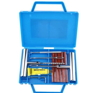 13Pcs Emergency car Heavy Duty Tire Puncture Repair Tyre Mending Kit UK - Picture 1 of 9