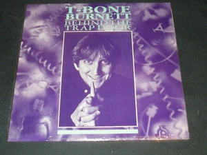 T-Bone Burnett - Behind The Trap Door LP (1984, Demon Records UK) Sealed - Picture 1 of 2
