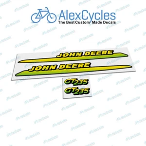 GT235 Stripes Lower Hood Laminated Decals Stickers Set M126056 fits John Deere - Picture 1 of 1