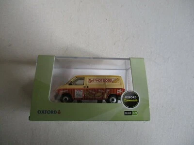 MINIATURE 1/76 OXFORD VAN VOLKSWAGEN T4 BOB'S HOT DOGS FOOD TRUCK - Photo 1/4