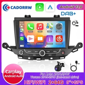 DAB+2+64GB Android 13 Autoradio Carplay Navi GPS WIFI Für Opel Astra K 2015-2019 - Bild 1 von 24