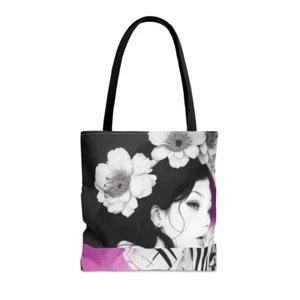 The Floral Crown of Mystery and Beauty of A Woman Tote Bag (AOP) - Picture 1 of 13