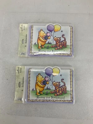 Vintage Hallmark Classic Pooh Birthday Party Invitations (16) - Image 1 of 4