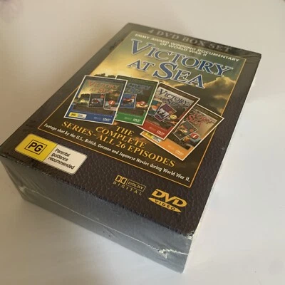 Victory at Sea Complete Series 4x DVD Emmy Award Winner All Regions *New Sealed* - Image 1 of 4