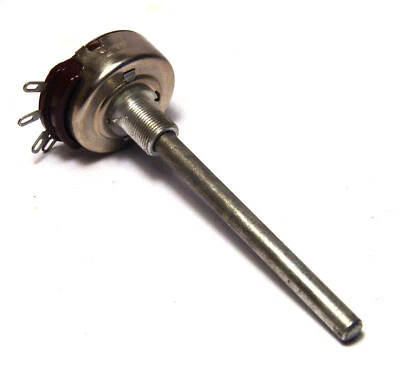 Historisches HochOhm-Potentiometer v. Preh, 6 MOhm linear, f. Röhren-Geräte, NOS - Bild 1 von 3