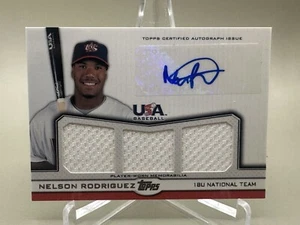 NELSON RODRIGUEZ 2011 Topps Triple Threads AUTOGRAPH #132/214 (#ATR-NR) - NM/MT - Picture 1 of 2
