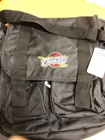NBA Basketball Cleveland Cavaliers Black Diaper Bag - NEW! Cover