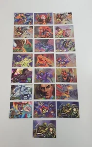 1995 Marvel Flair Annual Powerblast Lot of 22  Thor Deadpool Thanos Venom  - Picture 1 of 6