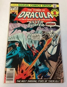 The Tomb of Dracula#50 the Lord of Vampires! vs the Silver Surfer! 1976 FN - Picture 1 of 8