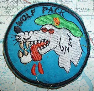 MACV-SOG - Patch - 1st / 5th SPECIAL FORCES - WOLF PACK - Vietnam War - 2642 - Bild 1 von 2