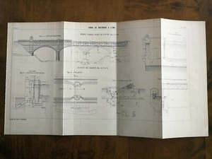 ANNALES PONTS et CHAUSSEES (Allemagne) - Plan du Canal de Dortmund à EMS - 1904 - Imagen 1 de 1
