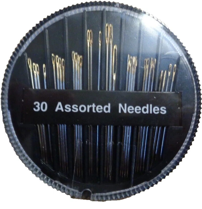 Nähnadeln Nähnadel Nadelset 30 teilig Dosenfarbe mit Goldöhr - Bild 1 von 1