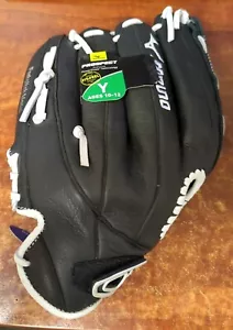 Guante de Softbol Lanzamiento Rápido Mizuno Juvenil Negro Blanco Prospect Select Edad 10-12 - Imagen 1 de 4