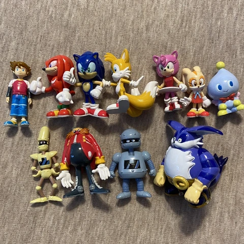 Kid Galaxy SEGA Toys 2” Sonic X Figure Toy 11pcs Set Read Desc Cover