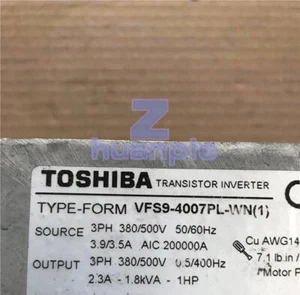 1 pieza para inversor TOSHIBA VFS9-4007PL-WN (1) 0,75 KW usado - Imagen 1 de 1