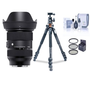 Sigma 24-70mm F2.8 DG DN Art Lens for Sony E with Vanguard Tripod Kit #578965 T