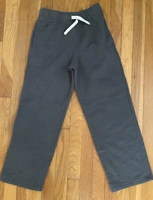 Pantalones deportivos Old Navy para niños con cordón polar grandes 12-14 grises Foto 1 de 4