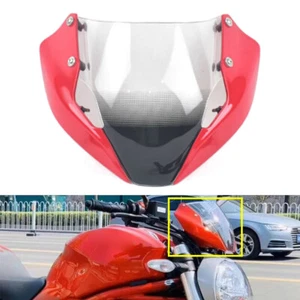 Windshield Windscreen Meter Sun Visor For Ducati Monster 821 1200 797 2018-23 - Picture 1 of 6