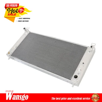 Fit For Chevrolet Silverado 2500 HD 6.0L 2001-2013 CU2370 4ROW Aluminum Radiator - Image 1 of 4