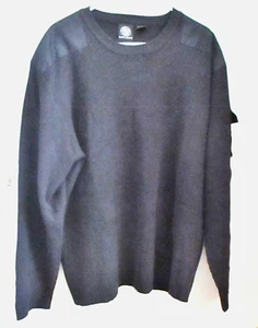 DKNY Jeans Men's The Official Uniform Of New York Sweater, Navy Blue, Size XL - Picture 1 of 11