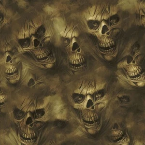 Skull Camo 22- 18"x46" Hydrographic Film Hydro Dipping - Picture 1 of 5