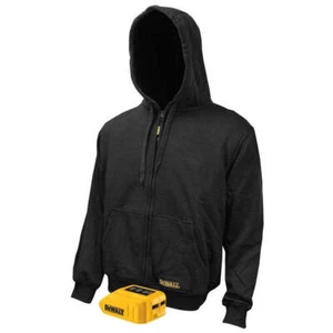 DEWALT (DCHJ067B-L) 20V/12V MAX Bare Hooded Heated Jacket, Black, Large - Picture 1 of 10