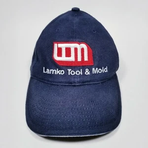 Lamko Tool & Mold Baseball Cap Hat Embroidered Strapback Blue White Trim on Bill - Picture 1 of 9