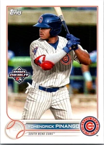 2022 Topps Pro Debut Yohendrick Pinango South Bend Cubs #PD-70 - Picture 1 of 2