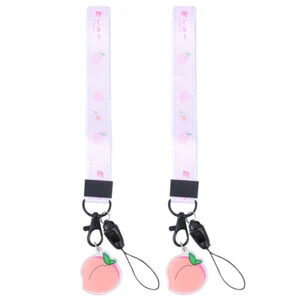 2pcs Cellphone Hanging Lanyard Wrist Hanging Strap Key Chain Rope - Zdjęcie 1 z 12