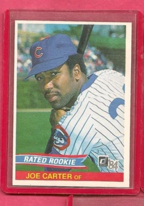 1984 Donruss # 41 Joe Carter RC Baseball Card Cleveland Indians Near Mint - Picture 1 of 3