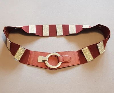 Pfeffinger Damengürtel, Weinrot, 100 cm - Bild 1 von 3