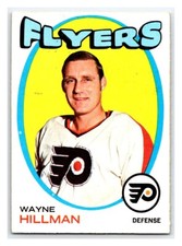 1971-72 O-PEE-CHEE WAYNE HILLMAN VINTAGE NHL HOCKEY CARD # 62 Philadelphia Flyer