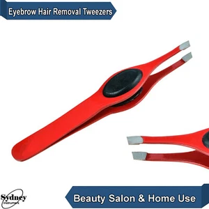 EYEBROW HAIR REMOVAL TWEEZERS ARCHED CLAW SLANTED POINTED - Picture 1 of 4