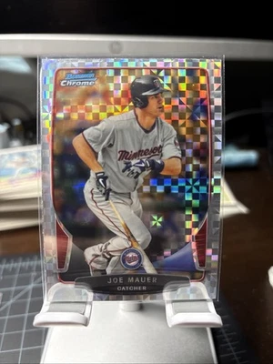 Bowman Chrome 2013 - Joe Mauer #138 X-Fractor Foto 1 de 2